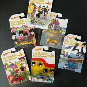 Brand new in package Beatles hot wheels complete set